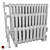 Vintage Cast Iron Radiators 3D model small image 3