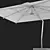 Elegant X-Centric Outdoor Umbrella 3D model small image 3