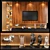 Modern TV Wall Units - Complete Set 3D model small image 1