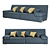 Luxurious VOLPI RICHARD Sofa: A Stylish Statement of Comfort 3D model small image 1