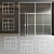 Versatile Glass Partition: Stylish, Adjustable & Minimalistic 3D model small image 1