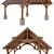 Versatile Gazebo: 3D Models & Textures 3D model small image 2