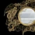 Elegant Filigree Mirror for Exquisite Interiors 3D model small image 2