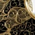 Elegant Filigree Mirror for Exquisite Interiors 3D model small image 4