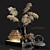 Rustic Botanical Decor Set 3D model small image 1