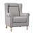 Elegant Gallegos Wingback Chair 3D model small image 2
