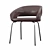 Luxury Leather Lounge Chair 3D model small image 1
