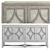 Elegant Diamante Console Table 3D model small image 2