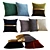 Elegant 21: Decorative Pillow Set 3D model small image 1