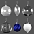 Festive Tree Decor Set 3D model small image 2