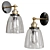 Sleek Wall Illuminators 3D model small image 1