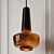 Sophisticated Kreta Glass Pendant 3D model small image 1