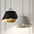 Elegant Arctic Grande Pendant Light 3D model small image 1