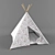 Kids' Wigwam Tent with Mat 3D model small image 1