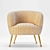 Modern Comfort Armchair 3D model small image 2