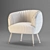 Modern Comfort Armchair 3D model small image 3