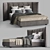 Gamma Wind Night Bed: Elegant and Stylish 3D model small image 1