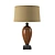 Vintage-inspired Carine Brown Lamp 3D model small image 1