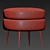 Elegant Ottoman Set 3D model small image 3