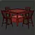 Elegant Cher 5 Piece Dining Set 3D model small image 3