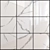 Elegant Statuario Venato Tiles 3D model small image 1