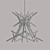 Astral Agnes 2 - Exquisite Bronze Chandelier 3D model small image 2