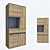 Stresa-5 Swing Wardrobe: Stylish and Versatile 3D model small image 1