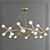 Modern LED Chandelier - Elegant Lighting 3D model small image 2