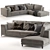 Elegant Artis Sofa: Italian Craftsmanship 3D model small image 2