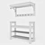 Modern Shoe Bench with Shelf - Hemnes Collection 3D model small image 3
