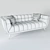 Elegant Everly Quinn Sofa 3D model small image 3