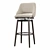 Versatile Adjustable Bar Stool 3D model small image 1