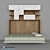 Skandinaviya Horizontal Wardrobe-Bed Transformer 3D model small image 3