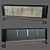 Elegant Art Deco Chests 3D model small image 1