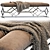 Elegant Bench Trellis: Perfect Outdoor Seating Option 3D model small image 1