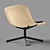 Nonesuch Swivel Chair: Perfect Comfort & Style 3D model small image 2