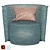 Vittoria Frigerio Armchair: Elegant and Comfortable 3D model small image 1