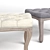 Title: Kina One Upholstered Bench - Elegant and Versatile 3D model small image 1