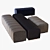 Freeman Stand-Alone Bench: Minotti Elegance 3D model small image 1