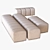 Freeman Stand-Alone Bench: Minotti Elegance 3D model small image 2