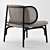 Suzenne Lounge Chair: Modern Comfort 3D model small image 2