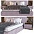 Glen Longhi Bed: Sleek Italian Design 3D model small image 2