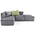 Custom-Made Contemporary Sofa 3D model small image 1