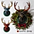 Festive Deer Christmas Decoration 3D model small image 1