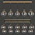 Antiqued Brass LED Linear Pendant 3D model small image 1