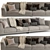 Elevate your space with the Artis Sofa 3D model small image 2