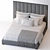 Elegant Modena Bed - RH 3D model small image 2