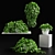 Vibrant Greenery Set - 12 Lush Plants 3D model small image 1