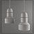 Sleek Marble Pendant Lighting 3D model small image 2