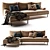 Gammarr Wolf Lounge Sofa 3D model small image 1